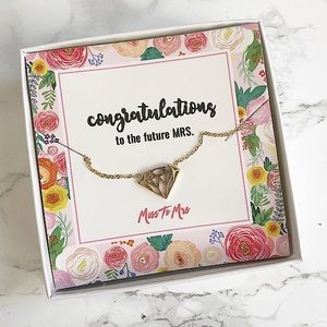 18K Gold Plated Diamond Shaped Necklace